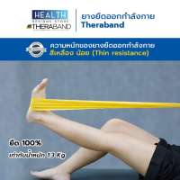 ยางยืดออกกำลังกาย TheraBand ผลิตจากยางธรรมชาติ ยืดหยุ่นและทนทานสูง ใช้เป็นแรงต้านสำหรับการออกกำลังกาย เพื่อเพิ่มความแข็งแรงของกล้ามเนือ