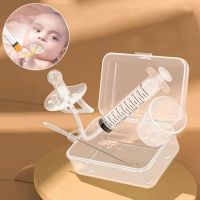 ☁♧ 6pcs Baby Pacifier Medicine Dispenser Kit 10ml Oral Feeding Syringe Liquid Needle Feeder with Measure Cup for Infants Newborns