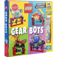L.E.G.O gear bots L.E.G.O manual creative English operation book manual DIY toy book puzzle game 8 years old + English original imported childrens books