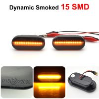 ☋✆ Led Dynamic Side Marker Turn Signal Light Sequential Blinker For Volkswagen VW Bora Golf 3 4 Passat 3BG Polo SB6 For SEAT Ibiza