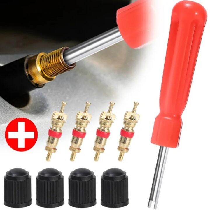 Car Tire Valve Core Tool Kits Bicycle Motorcycle Upward Rotation Valve