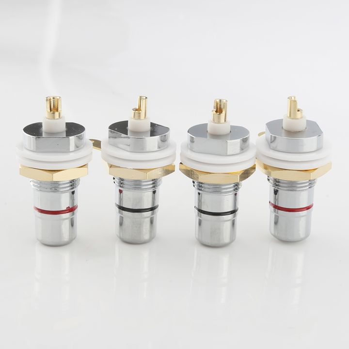 hifi-audio-4pcs-8pcs-rhodium-gold-plated-rca-socket-phono-chassis-female-hifi-amp