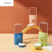 SHENEY 600มล. กาลักน้ำสำหรับหนูแฮมสเตอร์ดื่มน้ำแบบแขวนสำหรับหนูแฮมสเตอร์กาต้มน้ำให้อาหารกระต่ายเครื่องจ่ายน้ำที่ดื่มน้ำสัตว์เลี้ยงอุปกรณ์สัตว์เลี้ยง