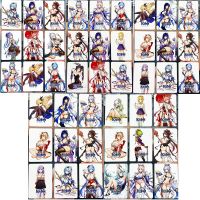 45Pcs/Set ACG Genshin Beelzebul Raiden Shogun Ganyu Refraction Sexy Girls Hobby Collectibles Anime Game Collection Cards