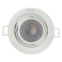 ดาวน์ไลท์ LED PHILIPS 59775 POMERON 5 วัตต์ COOLWHITE 4 นิ้ว ทรงกลม สีขาว