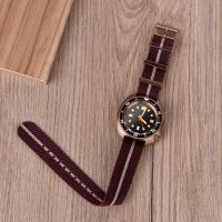 Tali Jam Tangan Nilon Kualitas Premium 20Mm 22Mm untuk Pengganti Gelang Jam Tangan Mewah Universal Kanvas Omega Rolex Tudor Huawei