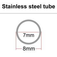 304ท่อสแตนเลสท่อ Superfine,เส้นผ่าศูนย์กลางด้านนอก8Mm,ความหนาของผนัง0.5Mm,0.8Mm,1Mm,ท่อ SUS304ขนาดเล็กเส้นผ่าศูนย์กลาง