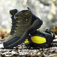 Size 36-48 Men Women High-top Outdoor hiking shoes Non-slip wear winter snow boots Climbing Trekking waterproof Boots