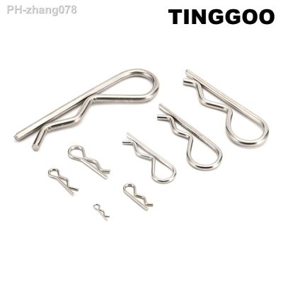 M1 M1.2 M1.6 M1.8 M2 M2.5 M3 M3.5 M4 M5 304 Stainless Steel R Spring Cotter Pin Wave Shape Split Clip Clam Tractor Pin for Car