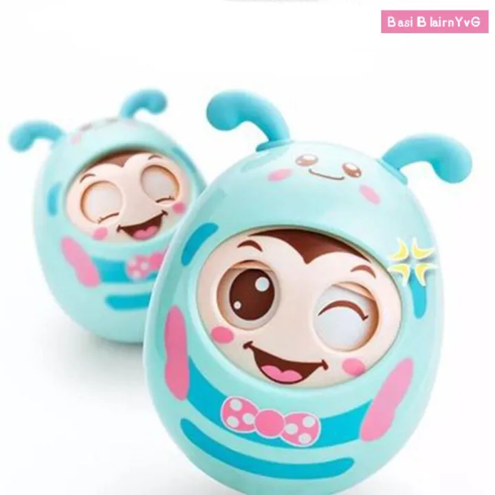 BASILBLA Sweet Music Learning Education Baby Rattles Tumbler Doll Toys Baby Toys Bell Rattles Toys