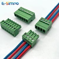 10pairs Aerial Butt Welding 2EDGRK 15EDGRK-3.5mm 2-24P Plugin Male Female Socket 28-16AWG Wire Screw Terminal Block Connector