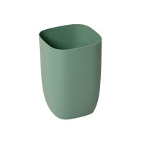 Bathroom Trash Bin Small Office Can Plastic Waste Paper Rubbish Bins Modern Bin for Bathroom Bedroom Living room Kitchen 7L