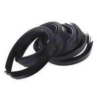 1/2" Black Plastic Hair Headband - 36 Pieces