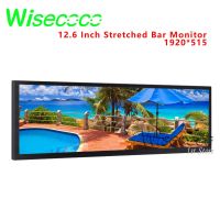 Wisecoco 12.6 Inch Long Strip Display Touch Monitor Aida64 Gaming 1920*515  IPS Sub Displays Stretch Advertising Long Screen Projector Screens