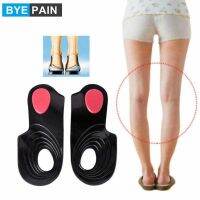 【cw】 1Pair X/O Type Legs Orthotic Silicone Insole Flat Foot Correction Silica Gel Arch Support Inserts