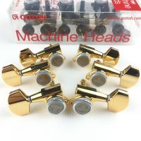 GOTOH SG381-01-MGT กีต้าร์ไฟฟ้าตัวจูนหัวเครื่องจักรสำหรับล็อค (โครเมียมสีดำสีทองสีเงิน) หมุดจูนผลิตในญี่ปุ่น