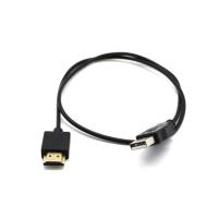 Hdmi 1.4 Usb ตัวผู้2.0ปลั๊กตัวแปลงตัวเชื่อมต่อเครื่องแปลงไฟชาร์จสายเคเบิล