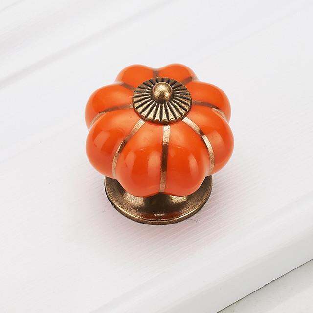 kak-pumpkin-ceramic-handles-40mm-drawer-knobs-cupboard-door-handles-single-hole-cabinet-handles-with-screws-furniture-handles