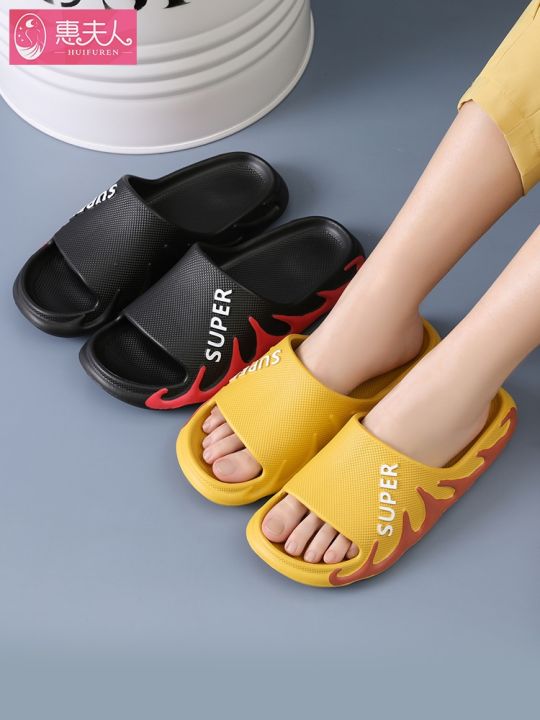 ขายดีที่สุด-ioztt2023-men-wear-sandals-large-base-ins-odor-proof-boys-slippers-the-of-anti-skid-outdoor-slides