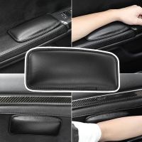 Leather Knee Pad For Car Interior Pillow Comfortable 18X8.2cm Foam Thigh Support Memory Cushion Accessories Universal Elast Q3J8