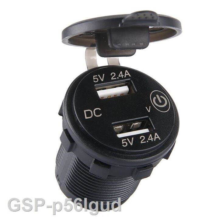 2023ร้อน-kv-usb-อะแดปเตอร์ชาร์จในรถยนต์4-8a-12v-ที่ทนทาน