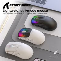 ZIYOULANG X5 Lightweight 3mode Mouse BT5.0/2.4G Wireless/Type-C Wired  RGB Lighting  Exquisite Small Portable Laptop Basic Mice