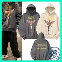 Diablo High Street Nirvana Nirvana เสื้อกันหนาวมีฮู้ดทรงหลวมสไตล์เกาหลีสําหรับผู้หญิง x1