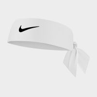 Nike ผ้าคาดศีรษะ Dri-FIT Head Tie 4.0 | White/Black ( N.100.2146.101 )