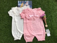 (ẢNH THẬT) - Body trám cộc tay cho bé gái 3-13kg - Màu trắng, hồng - Body bé gái, body cộc tay, body ren công chúa, body váy công chúa - Shubishop,vn thumbnail