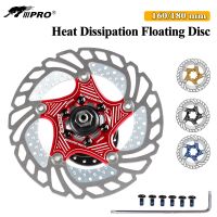 IIIPRO 160 180 mm Heat Dissipation MTB Mountain Bicycle Brake Disc Cooler Cooling Floating Rotor 6 Bolt Mountain Road Bike Part