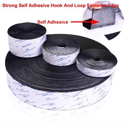 【YF】ஐ◙♨  1M/Pairs Adhesive and Fastener Tape Sticker with Glue for 20/25/30/38/50/100mm