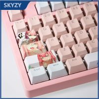 ~ Zero Two Keycap Cherry Profile DARLING in the FRANXX Theme อะนิเมะ PBT Dye sublimation คีย์บอร์ด Keycap