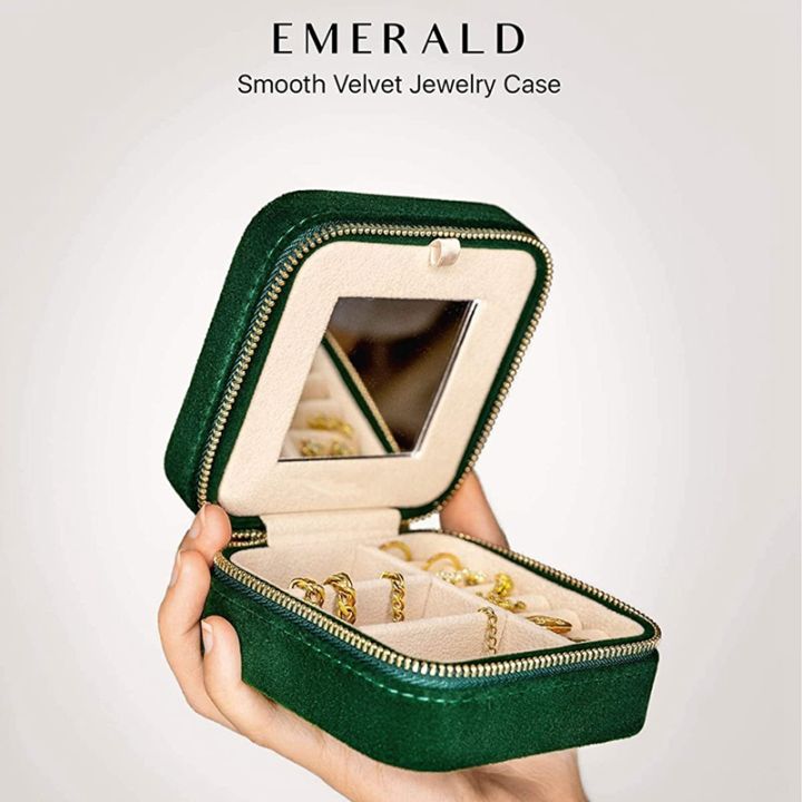 plush-velvet-travel-jewelry-box-organizer-small-jewelry-box-for-women-earring-organizer-with-mirror