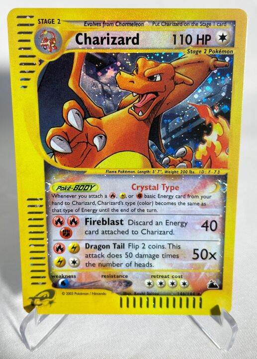 PTCG F Pokemon Single Cards 1st Edition E-Card Charizard Skyridge (SK ...