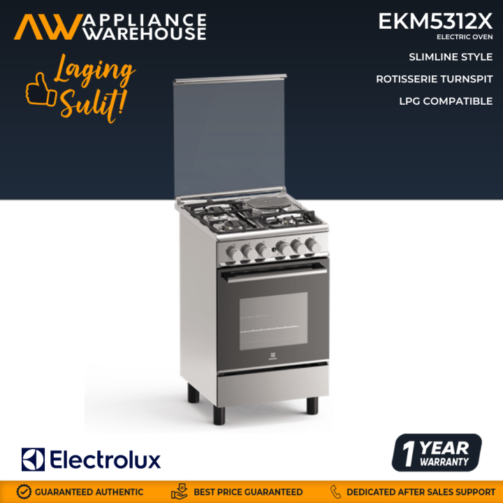 electrolux 3 burner gas stove