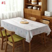 Waterproof Table Cloth Taplak Alas Meja Sarung Kerusi Makan Kitchen Dinning Table Cover Chair Cover