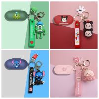 Cute Cartoon Anime Role Minnie Earphone Cover for Sony WF-C500 Earphone Wireless Headphone Case Box with Lovely Doll Keychain