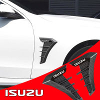 แถบสติกเกอร์ติดรถฉลากด้านยางไฟเบอร์คาร์บอนกันชนรถสำหรับ Isuzu D-Max Stylus Mu-X Panther Wizard Sportivo Mu-7