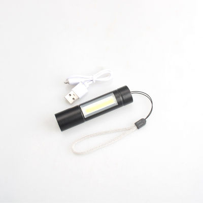 KUVN ไฟฉายอลูมิเนียมขนาดเล็กแบบซูมได้, ไฟฉาย USB ชาร์จไฟได้ไฟฉายกลางแจ้งตรวจสอบฉุกเฉินเครื่องมือกลางแจ้ง