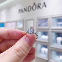 Spot pandoraˉ ring pandoraˉ dove egg elegant zircon 925 silver ring female 19250CZ แหวนแพนดอร่าจุด แพนดอร่าไข่นกพิราบหรูหราเพทาย 925 แหวนเงินแม่