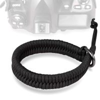 {TATLLr}สายคล้องกล้อง50PA สายรัดข้อมือกล้องมือจับ Paracord สายรัดข้อมือถักสำหรับ Sony Pentax Panasonic DSLR กล้องเชือก