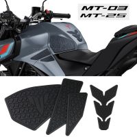 ✐♤™ Motorcycle Sticker For Yamaha MT-03 MT-25 MT03 MT25 2020 2021 2022 MT 03 Non-slip Side Tank Pad Anti Scratch Decal Accessories