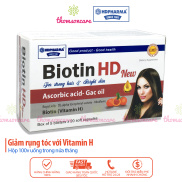 Bổ sung Biotin Vitamin H - giúp giảm rụng róc, sạm da - Hộp 100 viên nang