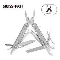 SWISS TECH 17 In 1 Multi Plier คีมพับ Wire Stripper Outdoor Camping Multitool Pocket Mini แบบพกพา New Arrival Pliers