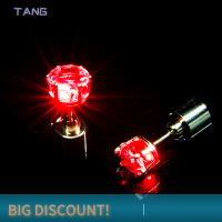 ?【Lowest price】TANG 1คู่แสง LED EAR STUD zircon แหวนอุปกรณ์เสริมสำหรับเครื่องประดับพรรค