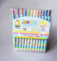【☑Fast Delivery☑】 zangduan414043703 คุณภาพสูงสร้างสรรค์12/18/24สีผ้าใบแบบหมุนดินสอสีที่ละลายน้ำได้ไม่เป็นอันตรายต่อเด็ก