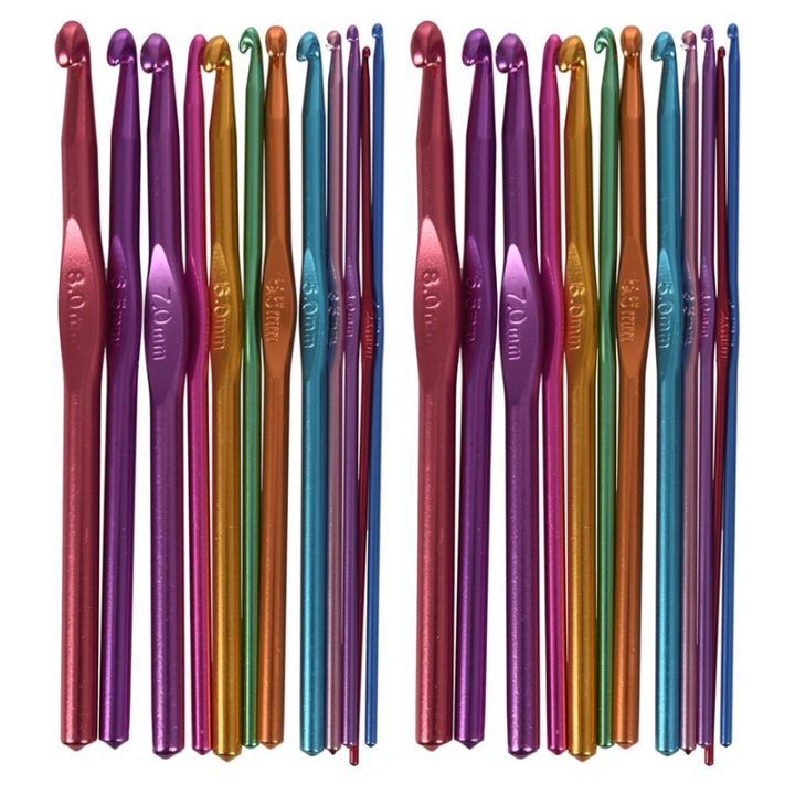 24x-metal-needles-crochet-hooks-set-with-case-yarn-craft-kit-multicolor-random