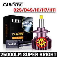 H7 LED Canbus D2S D4S HID Kit 360 Mini H1 H8 HB3 9005 HB4 9006 H11 Led ไฟหน้าหลอดไฟ H9 9012 HIR2อัตโนมัติ80W 25000LM 6000K