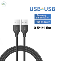 USB ต่อ USB สายพ่วงประเภทชายเปลี่ยนเป็น USB เพศผู้3.0 Extender สำหรับหม้อน้ำฮาร์ดดิสก์กล้องกล่องรับสัญญาณทีวี USB สายเคเบิลพ่วง