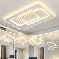 [COD] Lamp combination whole house package smart Tmall Elf modern minimalist atmosphere living room ceiling